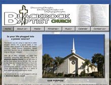 Tablet Screenshot of blackrockbaptist.org